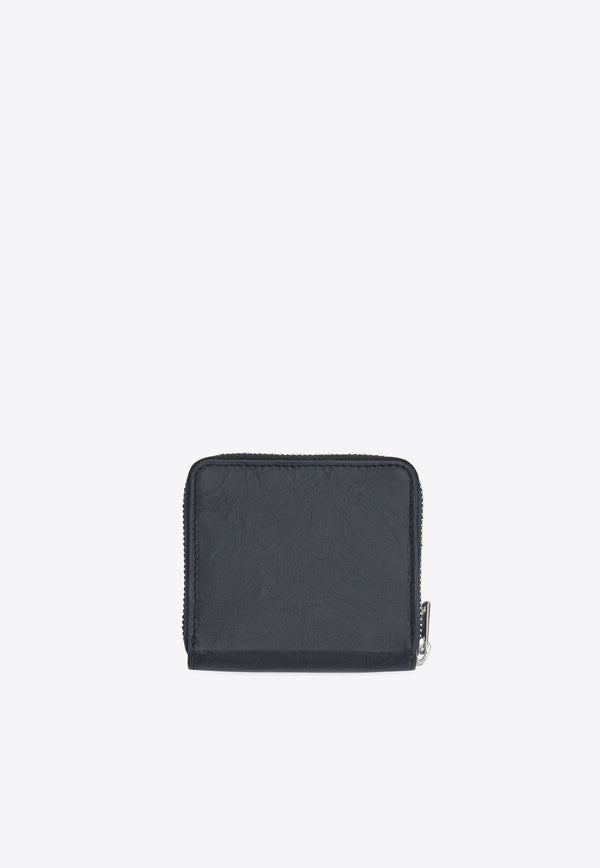 Y-3 Embossed Logo Zip-Around Wallet Black JD2895BLACK_Black_36145255