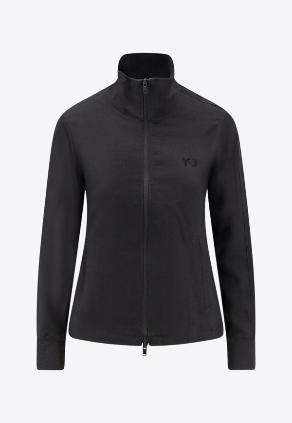 Y-3 Zip-Up Logo Sweatshirt Black JV6773BLACK_Black_36145266