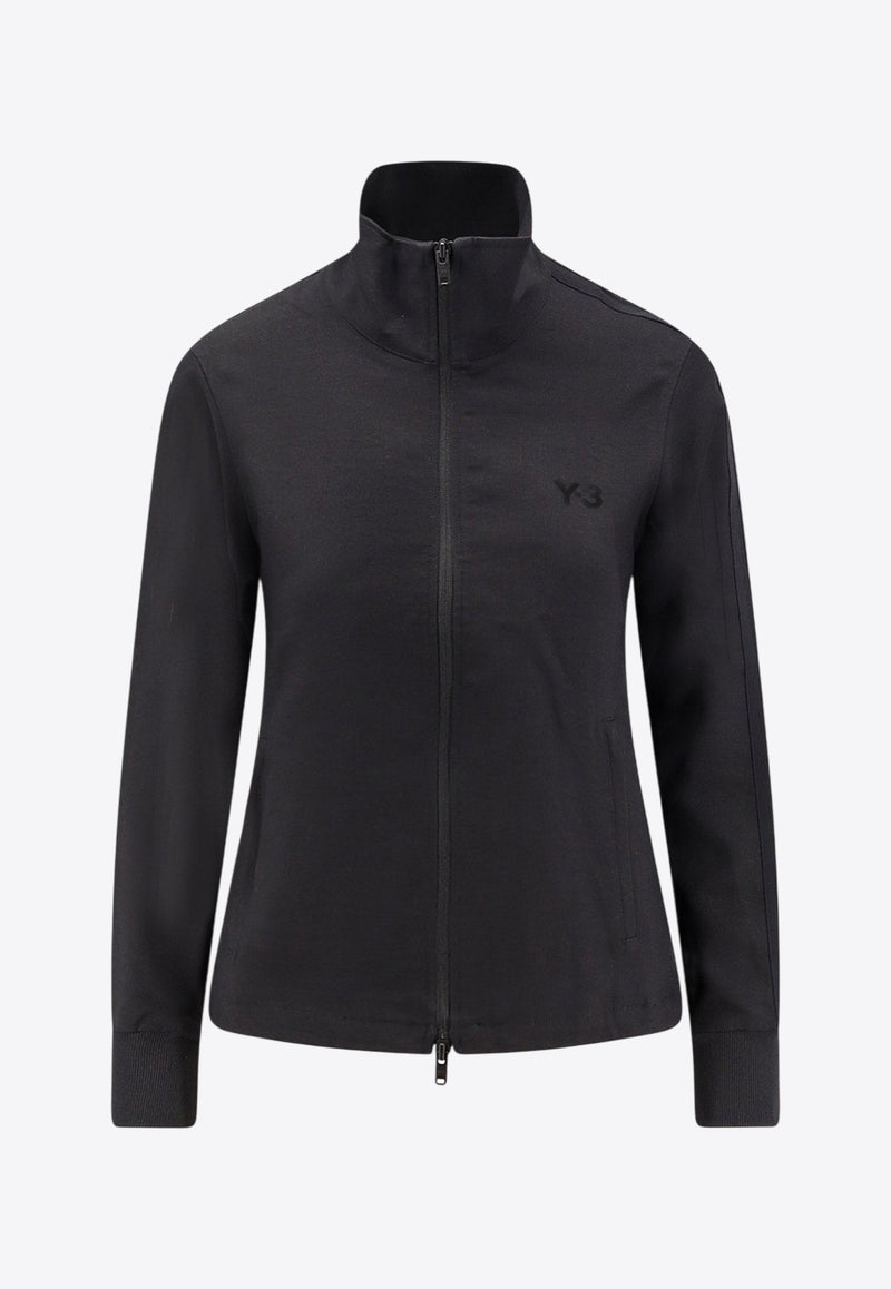 Y-3 Zip-Up Logo Sweatshirt Black JV6773BLACK_Black_36145266