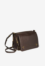Jérôme Dreyfuss Igor Leather Crossbody Bag Brown 46IGORBU_Moka