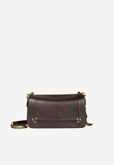 Jérôme Dreyfuss Bobi Leather Crossbody Bag Brown 46BOBIBU_Moka