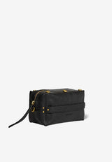 Jérôme Dreyfuss Lucky Case Leather Clutch Black 46LUCKCACH_Noir Grainé