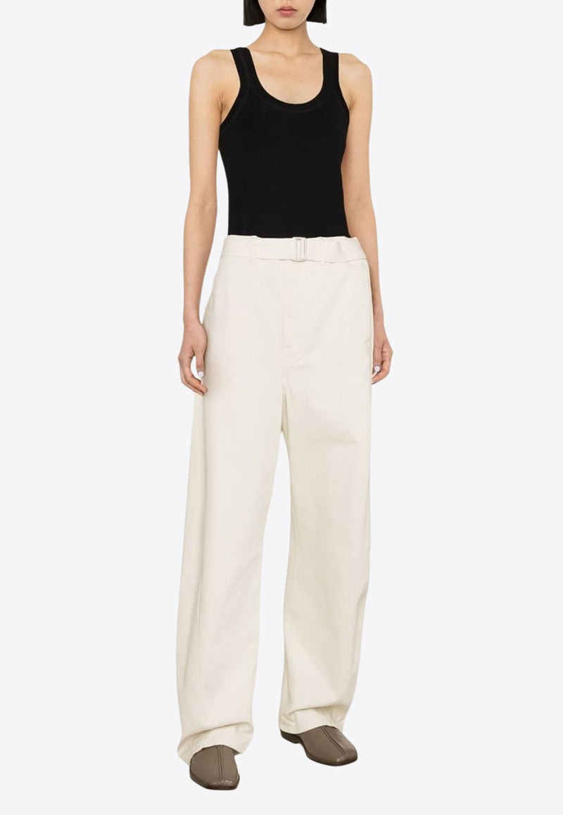 Lemaire Fine Ribbed Tank Top Black TO1199LJ1016_BK999