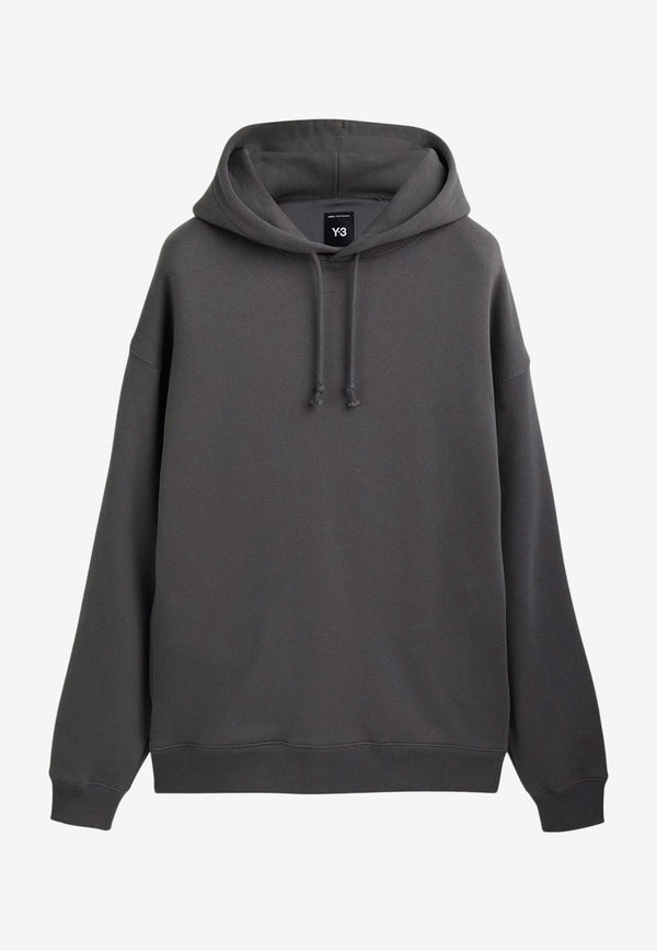 Y-3 Graphic Print Hooded Sweatshirt Gray JZ0650GRANIT_Granit_36145263