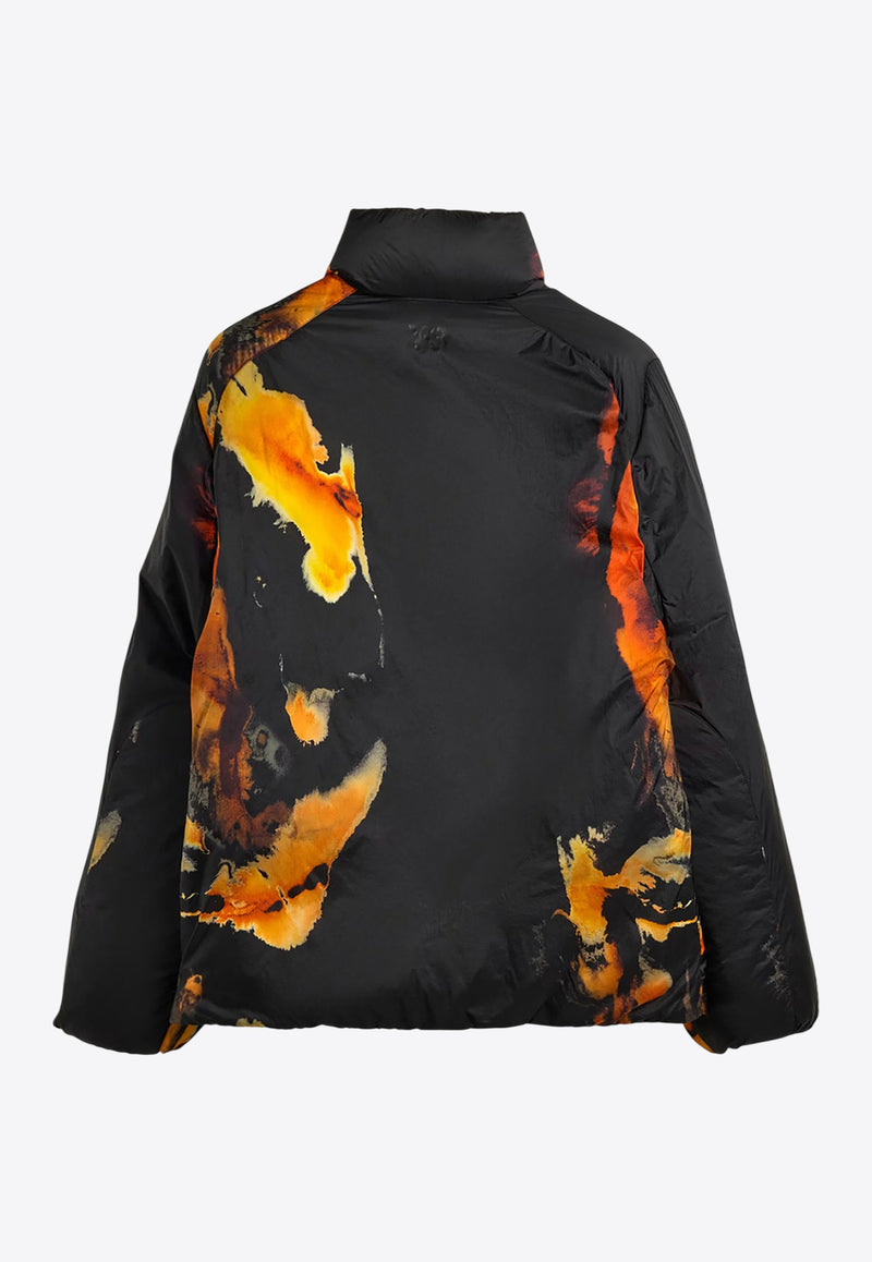Y-3 AOP Printed Puffer Jacket Black KA2364MULTCOBLACK_MultiColour_36145250