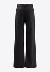 Balenciaga Straight-Leg Wool Tailored Pants Black 850690TJT211000_Black_36201231