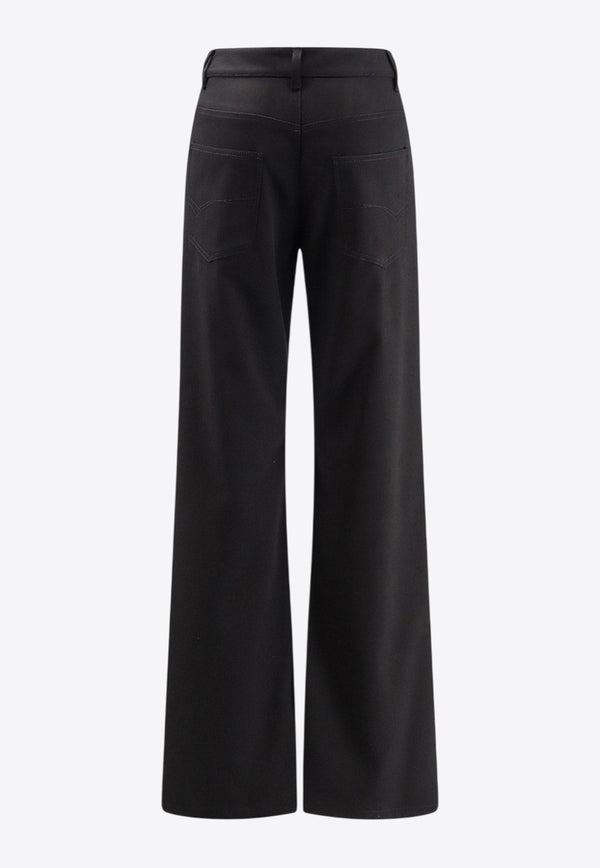 Balenciaga Straight-Leg Wool Tailored Pants Black 850690TJT211000_Black_36201231