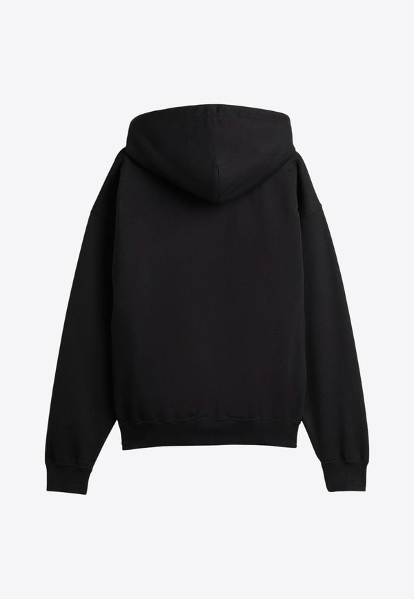 Y-3 Logo Print Hooded Sweatshirt Black KA3112BLACK_Black_36145291