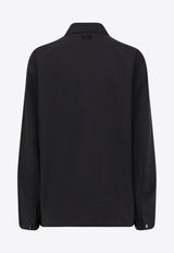 Y-3 Logo Print Cargo Overshirt Black JX7291BLACK_Black_36145236