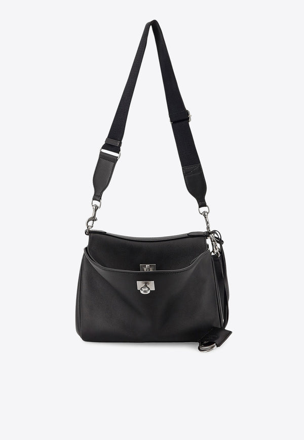 Balenciaga Rodeo Leather Messenger Bag Black 8275832ABOX1000_Black_36201139