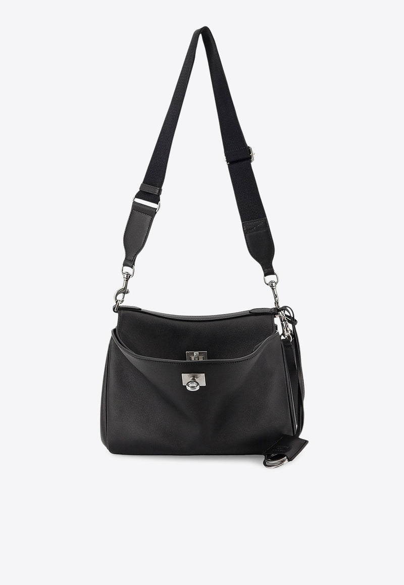 Balenciaga Rodeo Leather Messenger Bag Black 8275832ABOX1000_Black_36201139