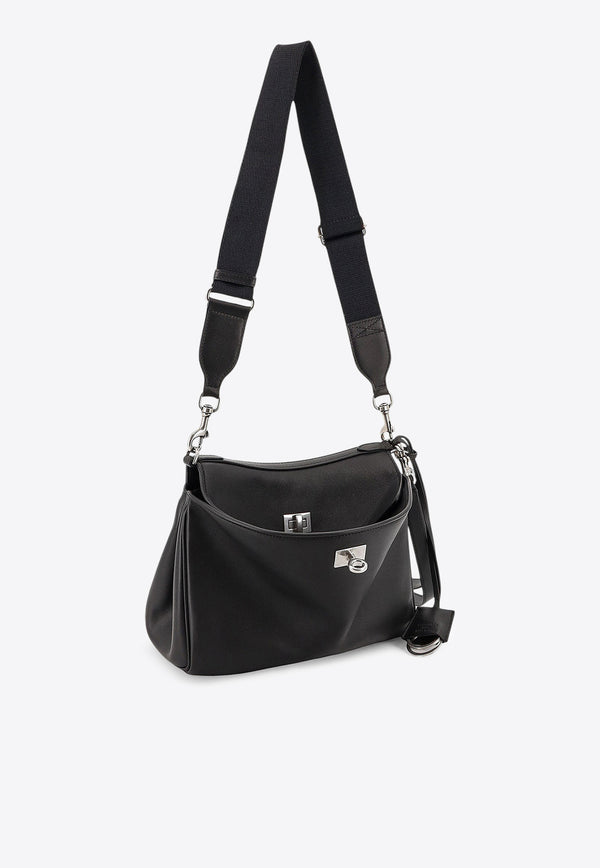 Balenciaga Rodeo Leather Messenger Bag Black 8275832ABOX1000_Black_36201139