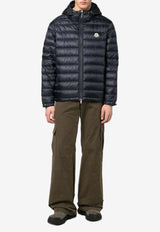 Moncler Agout Logo Patch Puffer Jacket Navy I10911A0001253279_776