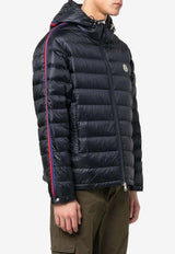 Moncler Agout Logo Patch Puffer Jacket Navy I10911A0001253279_776