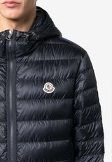 Moncler Agout Logo Patch Puffer Jacket Navy I10911A0001253279_776