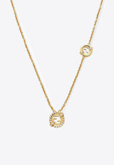 Fendi Rhinestone Embellished Necklace Gold 8AL090ATEPF089U_ORO SOFT+CRYSTAL_29851794