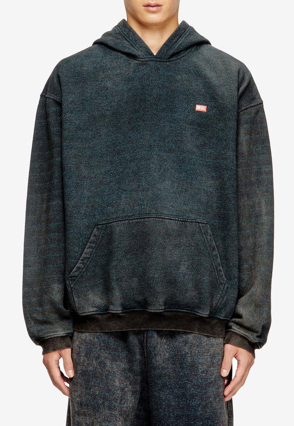 Diesel S-Kai Vintage Effect Hooded Sweatshirt Multicolor A186500AGBZ9XXA_Black_29840480