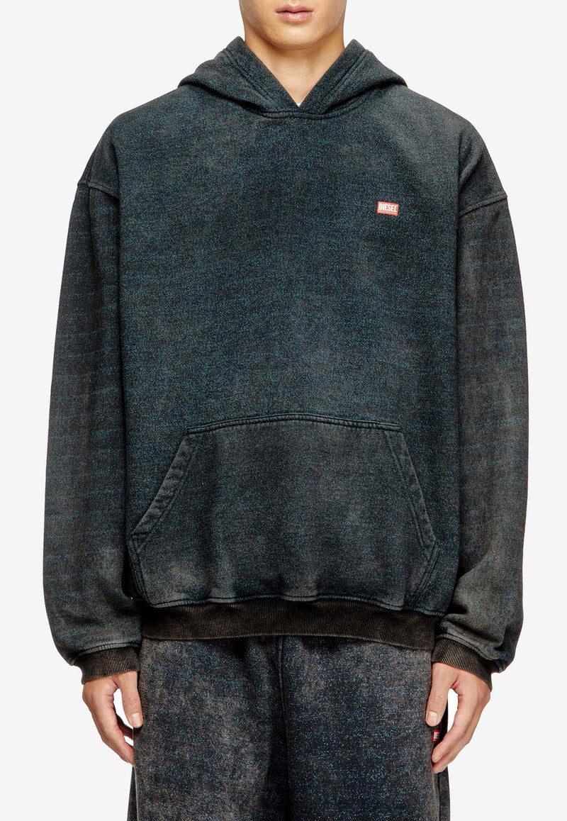 Diesel S-Kai Vintage Effect Hooded Sweatshirt Multicolor A186500AGBZ9XXA_Black_29840480