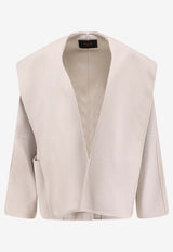 Paltò Filo Hooded Cardigan Cream 1PDFILODOU702_Black_35065979