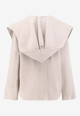 Paltò Filo Hooded Cardigan Cream 1PDFILODOU702_Black_35065979