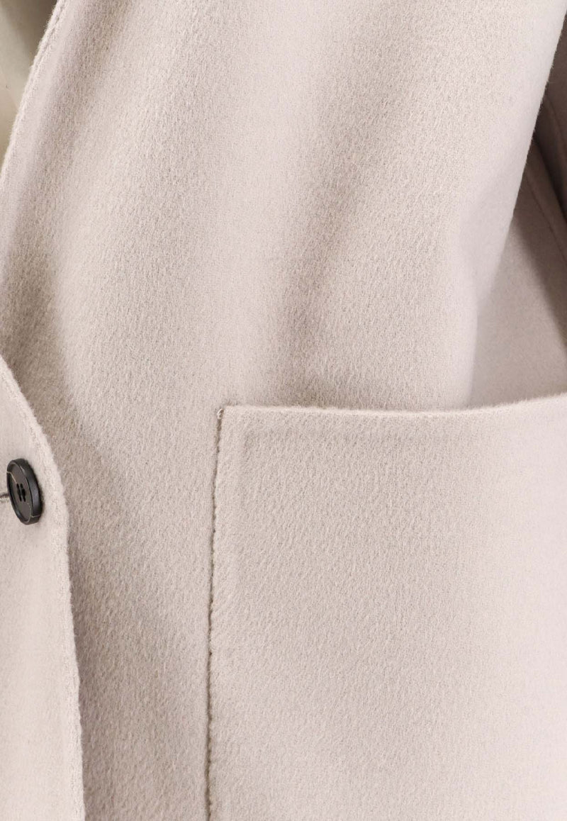 Paltò Filo Hooded Cardigan Cream 1PDFILODOU702_Black_35065979