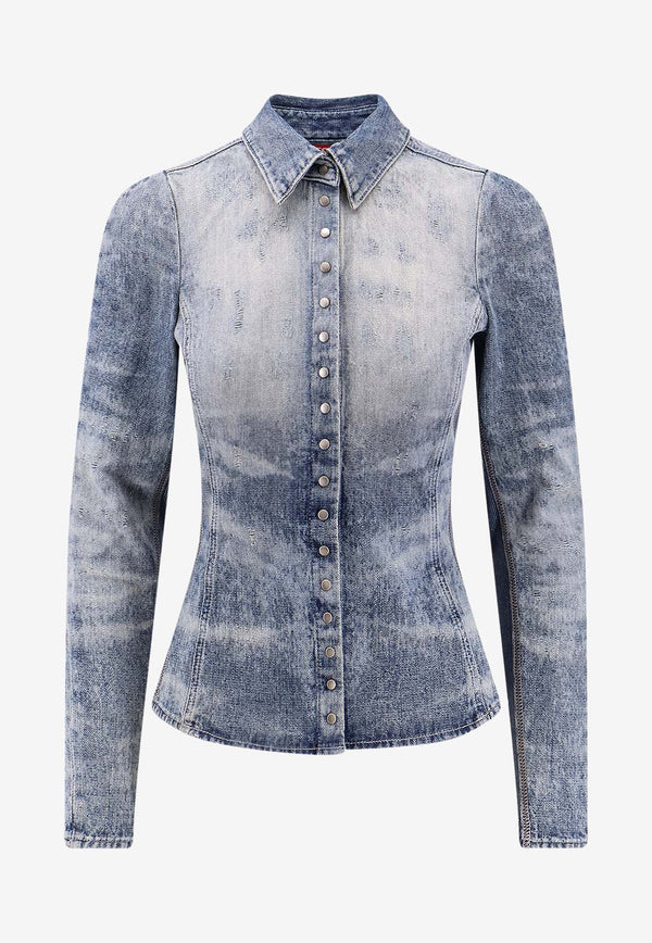 Diesel De-Masly Washed Denim Shirt Blue A21284068TY01_Denim_29848228