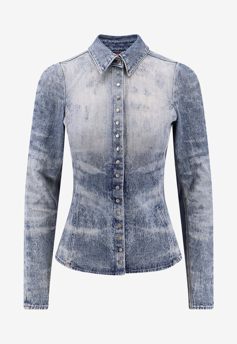 Diesel De-Masly Washed Denim Shirt Blue A21284068TY01_Denim_29848228