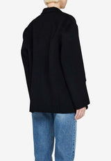 Anine Bing Quinn Single-Breasted Blazer Black A017073_000