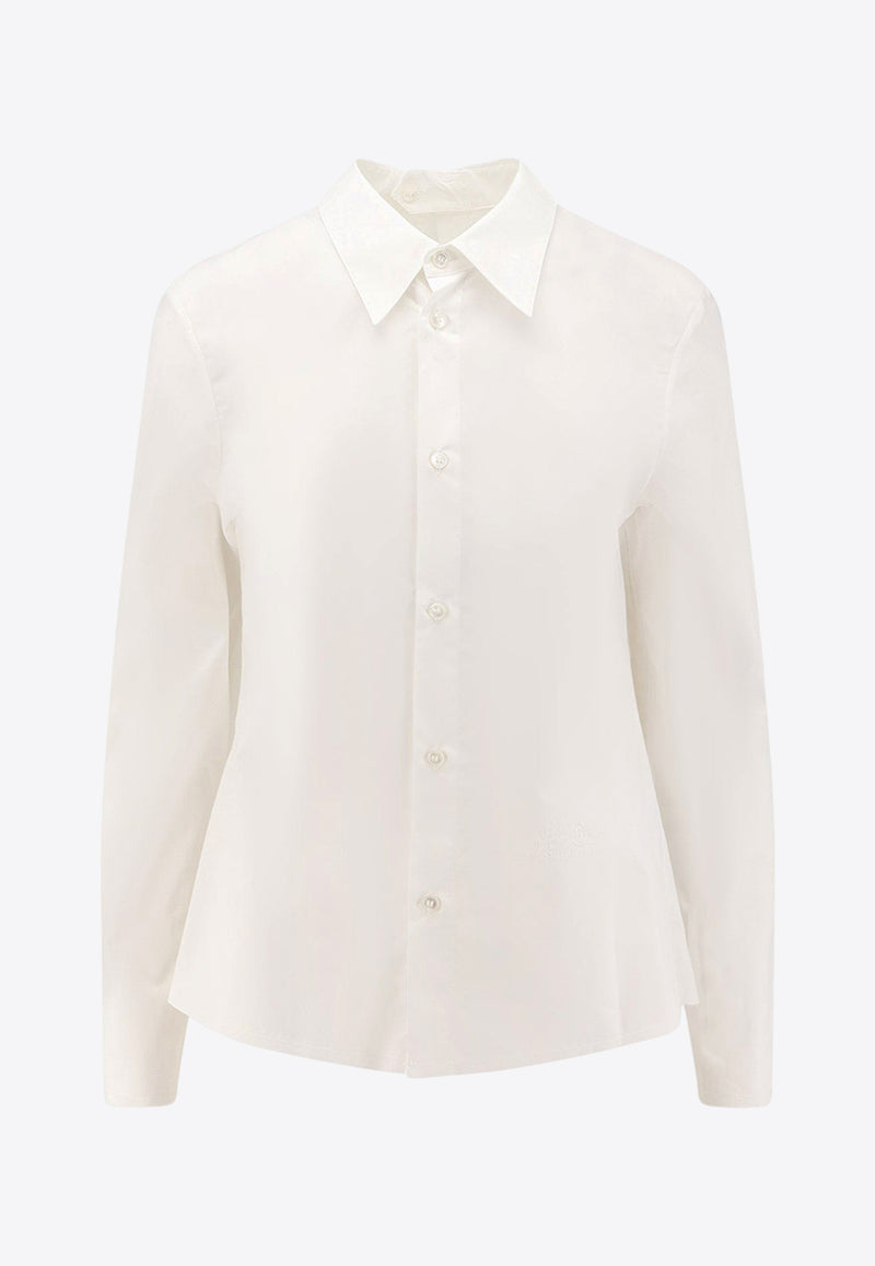 MM6 Maison Margiela Numeric Long-Sleeved Shirt White S62DT0049M35256100_White_30005181