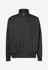 Fendi FF Monogram Zip-Up Jacket Black FAA951ATN9F0GME_Black_29850463