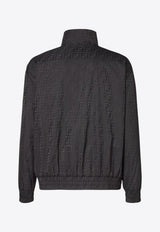 Fendi FF Monogram Zip-Up Jacket Black FAA951ATN9F0GME_Black_29850463