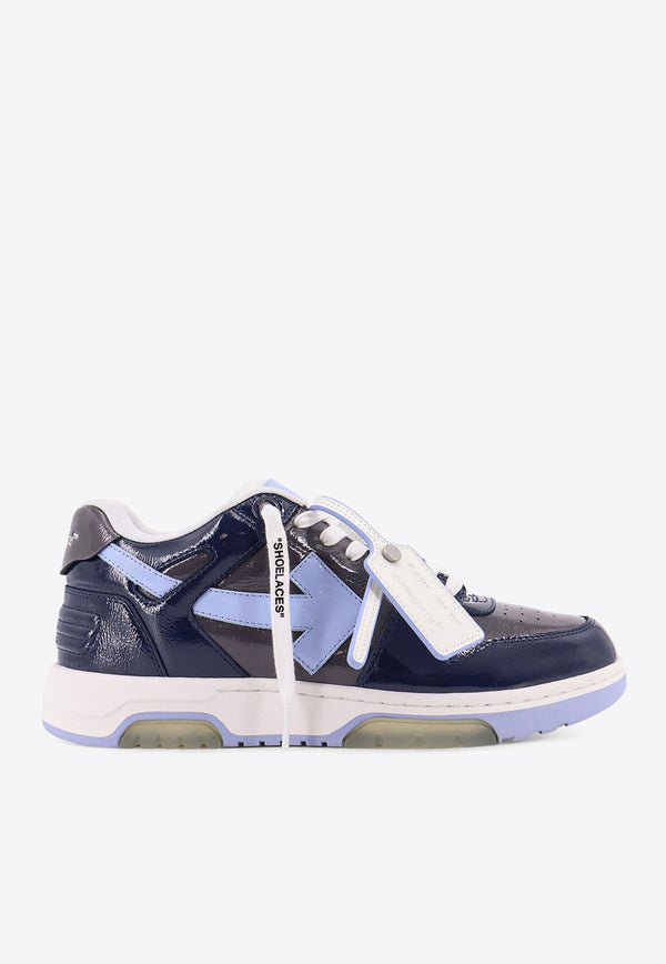 Off-White OOO Patent Leather Sneakers Multicolor OMIA189F25LEA00A0840_GREY MELANGE - LIGHT BLUE_29840687