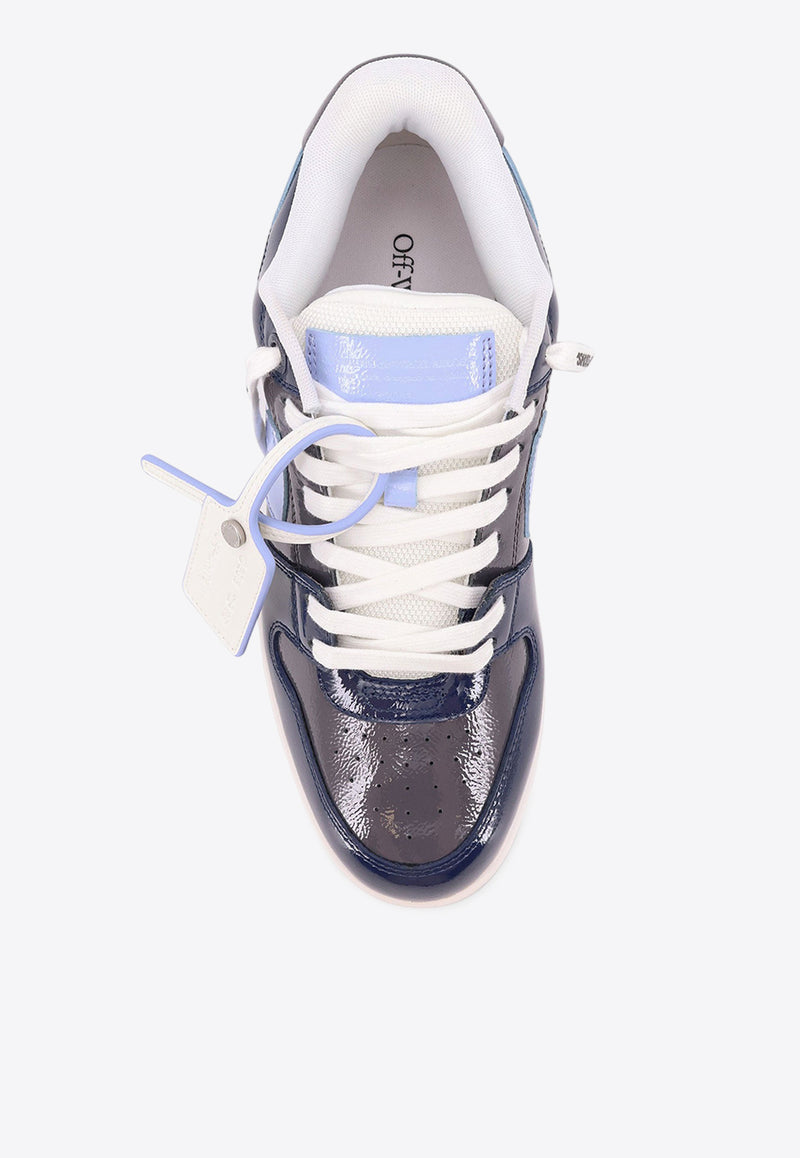 Off-White OOO Patent Leather Sneakers Multicolor OMIA189F25LEA00A0840_GREY MELANGE - LIGHT BLUE_29840687