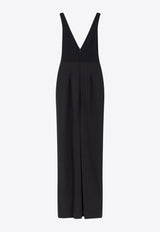 Elisabetta Franchi Embroidered Midi Dress Black ABR2457E2110_Black_29840557