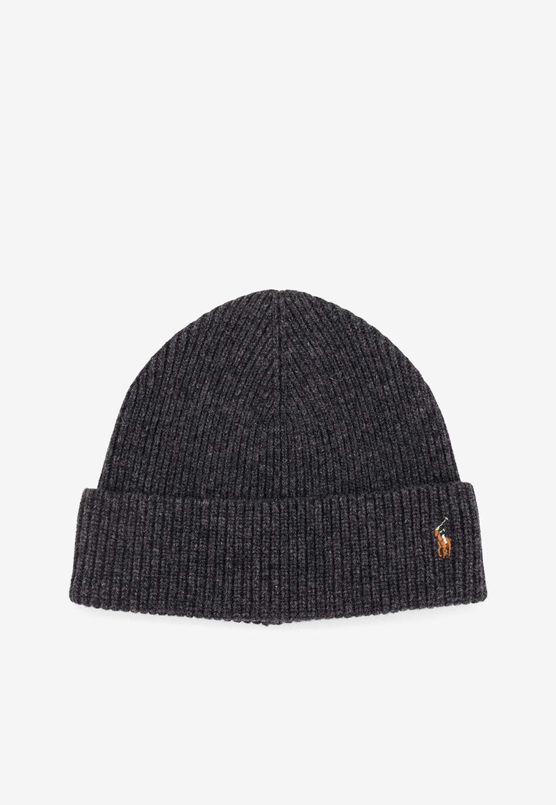 Polo Ralph Lauren Wool-Blend Cable Knit Beanie Gray 449863337002_BARCLAY HEATHER_29840753