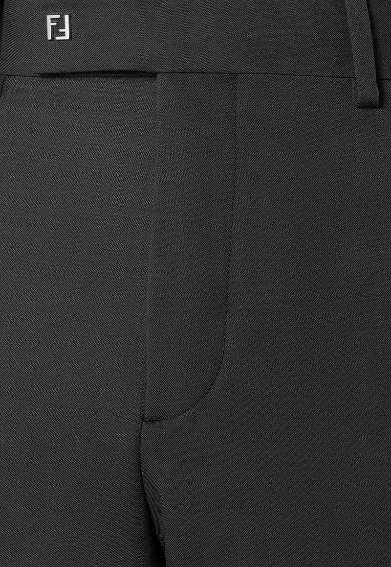 Fendi Essential Wool Pants Black FB1089AU60F0QA1_Black_29850858