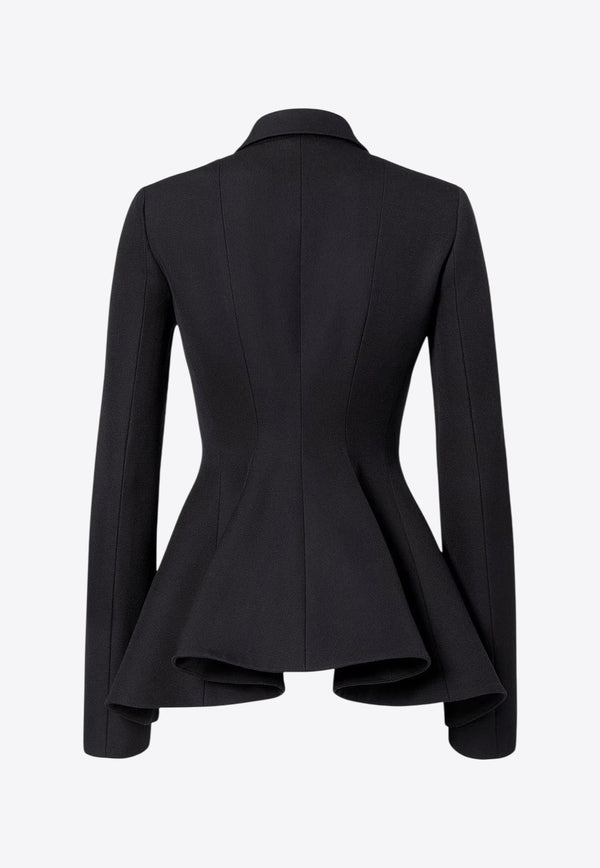 Fendi Peplum Wool Blazer Black FJ7644AJYFF0GME_Black_29850570