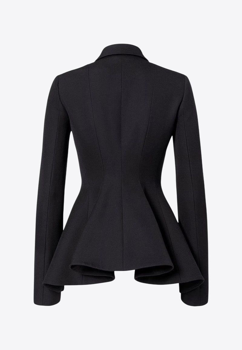Fendi Peplum Wool Blazer Black FJ7644AJYFF0GME_Black_29850570
