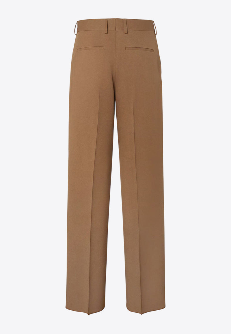 Fendi Essential Wool Pants Brown FB1089AU60F0QE1_Brown_29853067