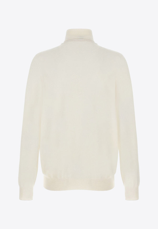 Brunello Cucinelli Essential Cashmere Turtleneck Sweater Cream M2200103C0312_Beige_34275639