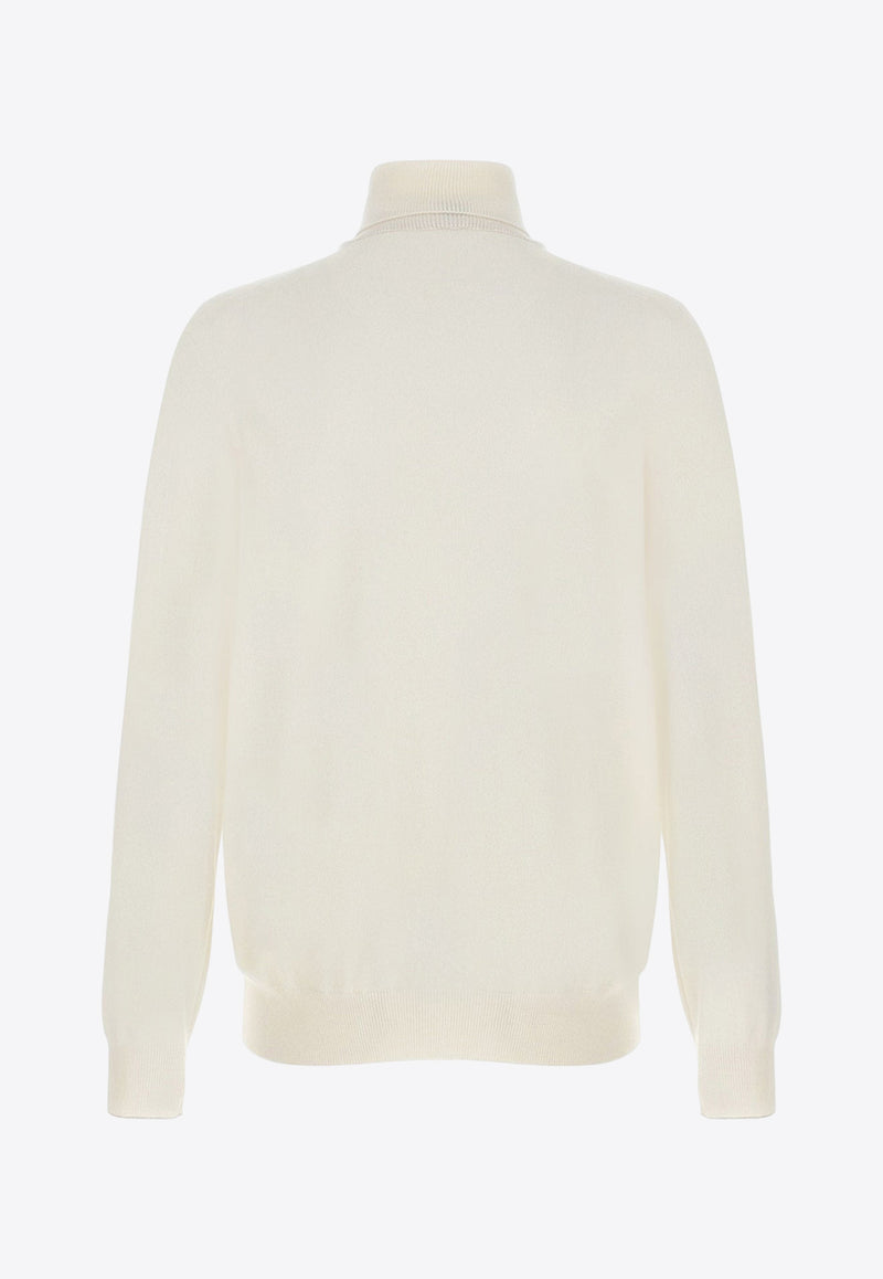 Brunello Cucinelli Essential Cashmere Turtleneck Sweater Cream M2200103C0312_Beige_34275639