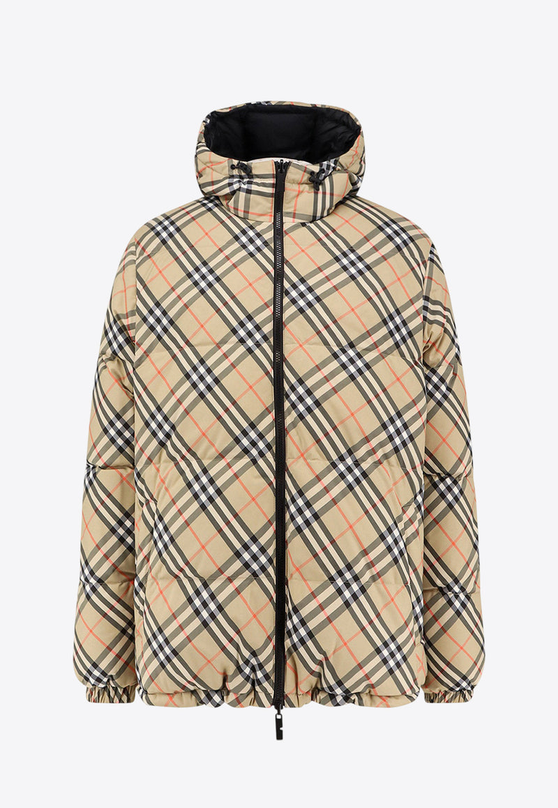 Burberry Snowdonia Reversible Zip-Up Checked Jacket Beige 8110215B9368_SAND IP CHECK_29839296