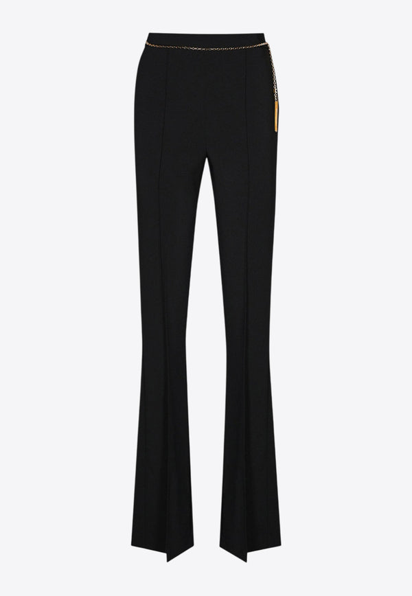 Elisabetta Franchi Classic Flared Pants Black PA14157E2110_Black_29840987