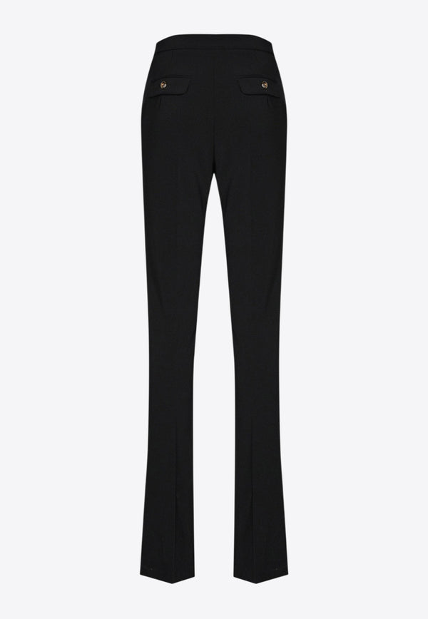 Elisabetta Franchi Classic Flared Pants Black PA14157E2110_Black_29840987