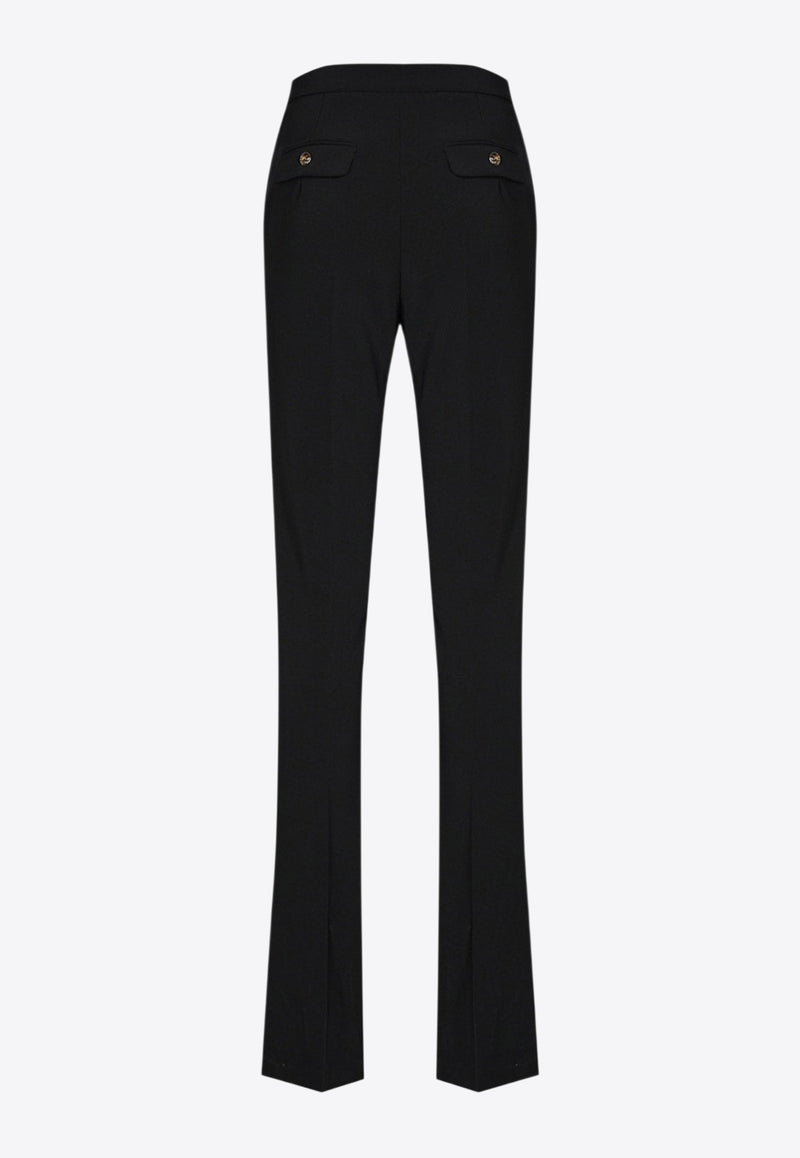 Elisabetta Franchi Classic Flared Pants Black PA14157E2110_Black_29840987