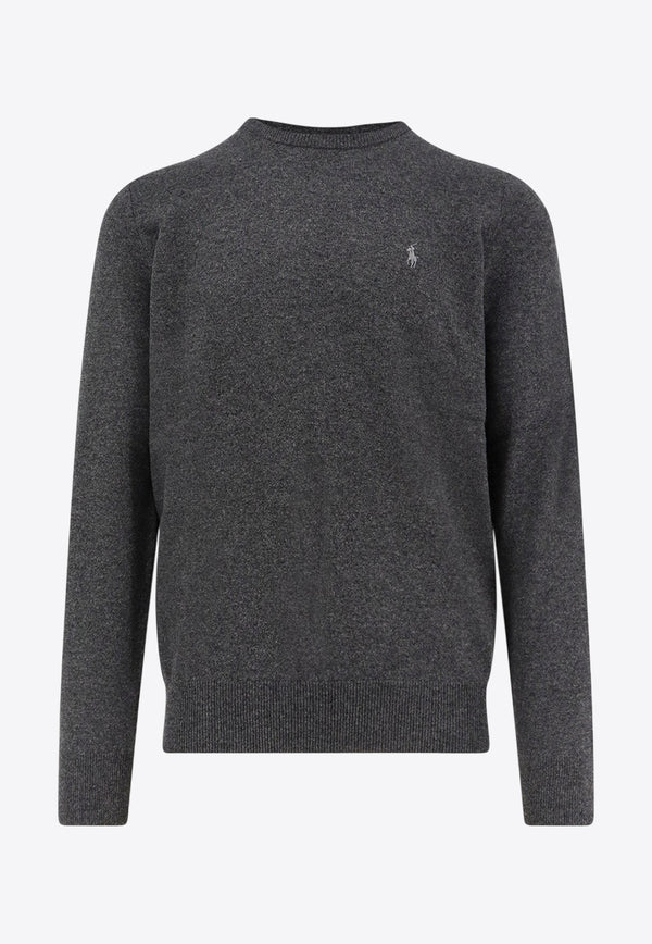 Polo Ralph Lauren Classic Wool Sweater Gray 710974148004_DARK CHARCOAL HEATHER_29845702