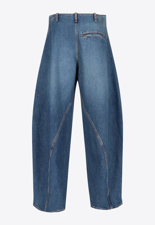 Alaïa Washed Wide-Leg Jeans Blue AA9P1256D007B517_BLEU DELAVE_30005320