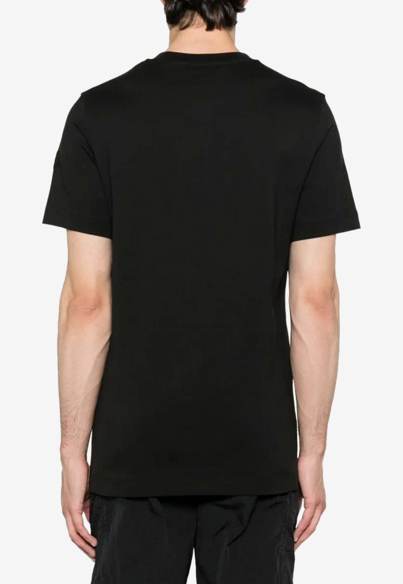 Moncler Overlapped Logo T-shirt Black K20918C0004589AJS_998