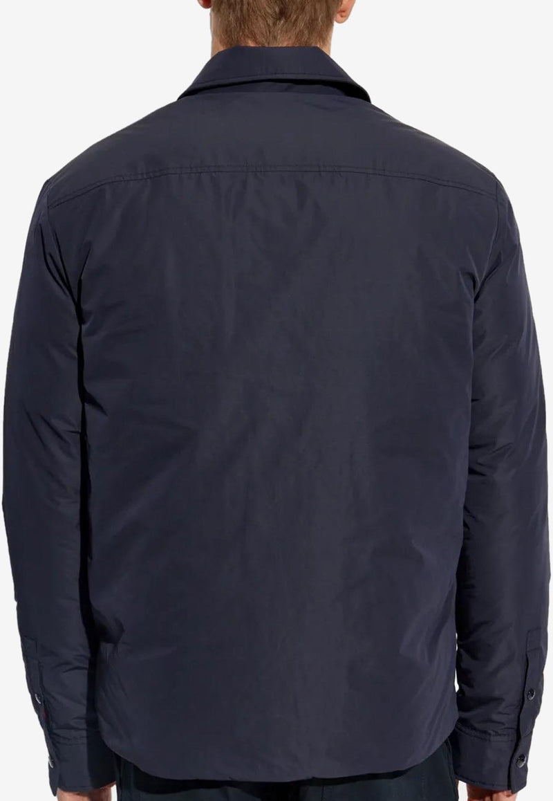 Moncler Vigeon Padded Shirt Jacket Navy K20911G0001559876_74S