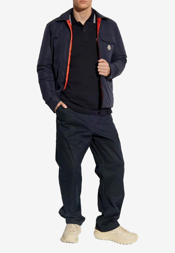 Moncler Vigeon Padded Shirt Jacket Navy K20911G0001559876_74S